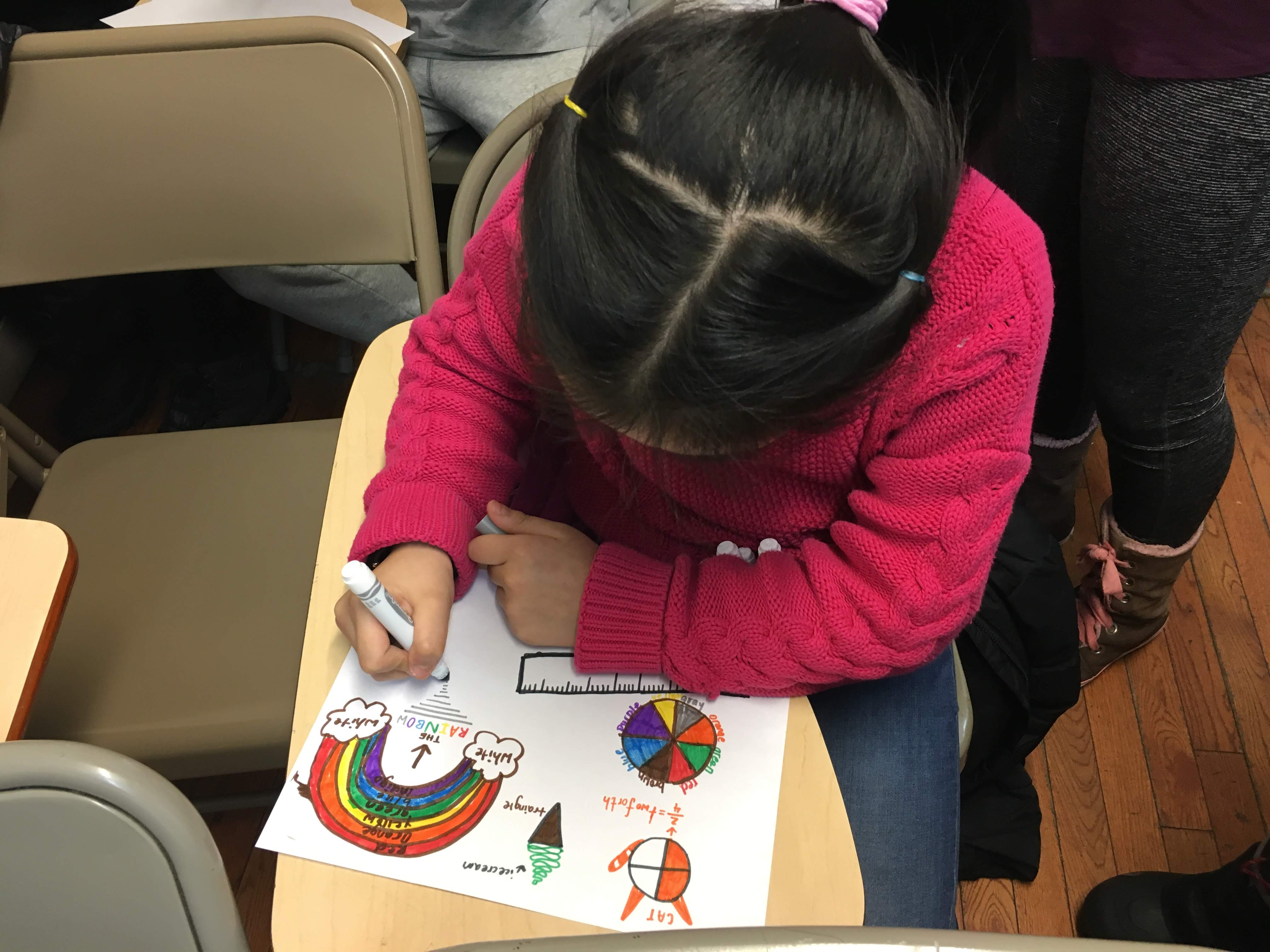 Making bookmarks for nursing homes!